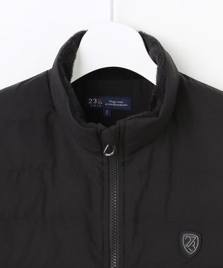 23区GOLF 【WOMEN】半袖パディングブルゾン ブラック系