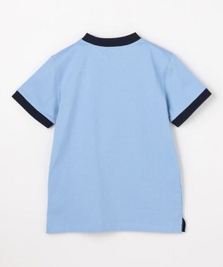 J.PRESS KIDS 【140-170cm】ビックロゴリンガー 半袖Ｔシャツ サックスブルー
