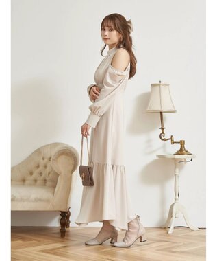 earth music&ecology ２ＷＡＹショルダーワンピース Light Beige