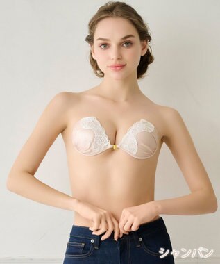 BRADELIS New York 【NuBra / ボリュームアップ】パテッドヌーブラ プリズム シャンパン