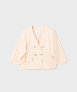 GRACE CONTINENTAL ラップスリーブジャケット キナリ