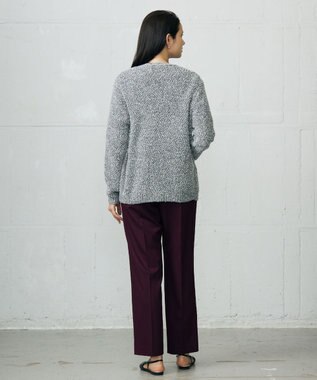 自由区 S 【カタログ掲載】ラメファンシーツイード カーディガン グレー系