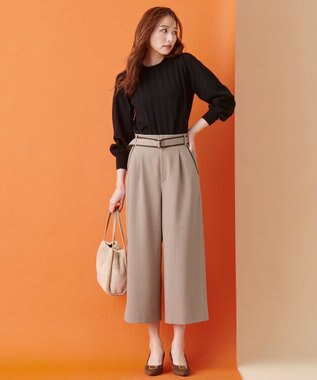 ANY SIS 【洗える】ミニケーブルカラー ニット ブラック