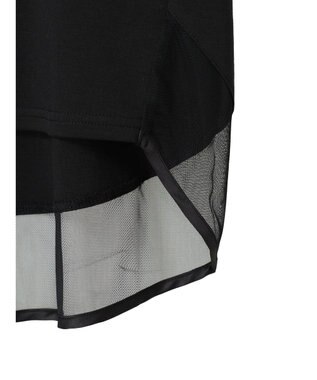 AMERICAN HOLIC 接触冷感チュールＭＩＸカットプルオーバー Black