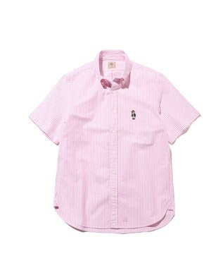 J.PRESS MEN 新デザイン【BULLDOG BOY】オックスフォード 半袖シャツ / B.D.