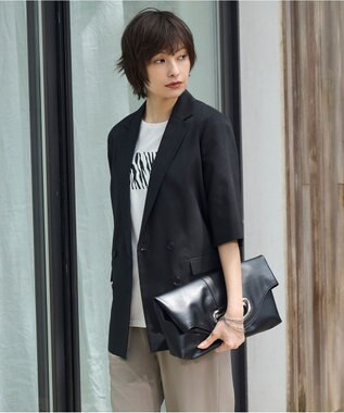 ICB L 【洗える】Peラミーシアータフタジャケット