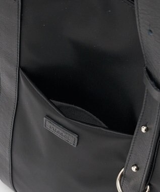 russet アシンメトリーハンドルトートバッグ(SF-237) Black