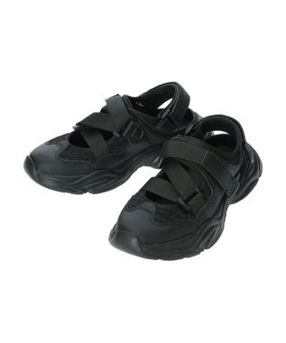 Green Parks ・ｒｉｃｈ　ｂｌｕｅ　サンダルスニーカー Black