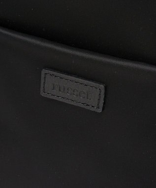 russet アシンメトリーハンドルトートバッグ(SF-237) Black