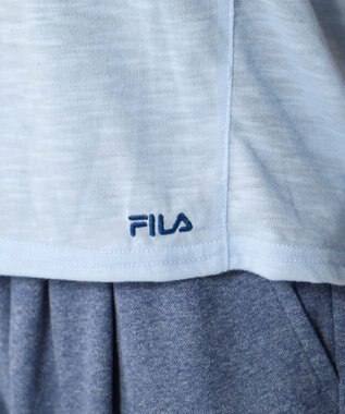 OP／FILA 【FILA】ドルマン袖フリルタンキニ4点セット水着 サックス
