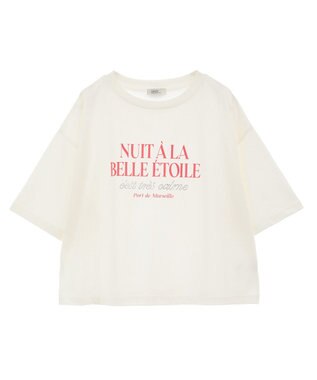earth music&ecology 【接触冷感/洗濯機可】ＮＵＩＴＡ　ＬＡ　ＢＥＬＬＥ　ＥＴＯＩＬＥショートＴ Off White