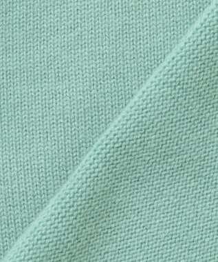 23区 【R(アール)】カシミヤブレンド ロールネックニット ライトグリーン系