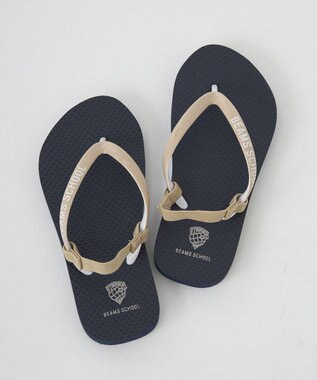 BEAMS SCHOOL ビーチサンダル ネイビー