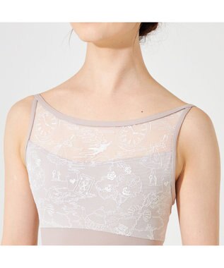 Chacott 【AKANE TAKADA】キャミソールレオタード ベージュ