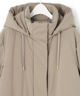 ICB L パディングロングコート アッシュカーキ系