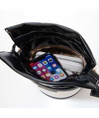 LA BAGAGERIE 【MONICA】パールバケットバッグ ブラック