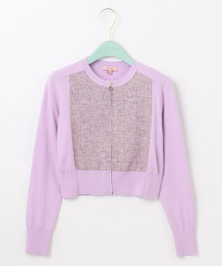 TOCCA 【洗える】PINK BASKET KNIT カーディガン ライラック系