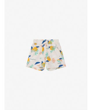 HELLY HANSEN 【キッズ・抗菌防臭・記名ラベル付】グラフィックプリントショーツ アイボリー