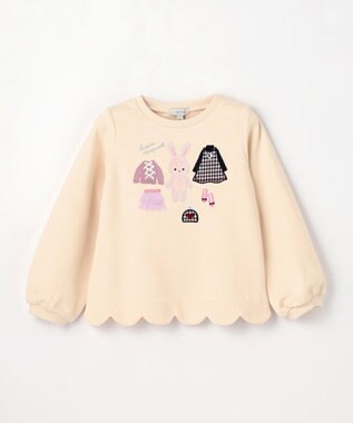 ANY KIDS クローゼットモチーフトレーナー エクリュ