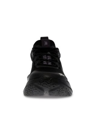STEVE MADDEN ELEVATE 2 厚底ランニングスニーカー ブラックブラック