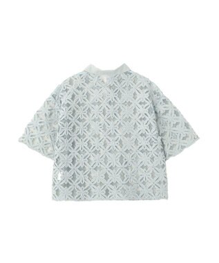 AMERICAN HOLIC アートレース半袖シャツ Grayish Khaki