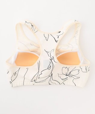 ONWARD CROSSET SELECT 【SEESET】ラインフラワーブラトップ WHITE