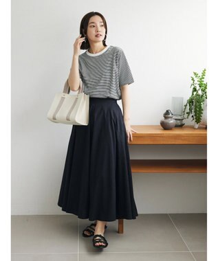 Green Parks 襟ロゴアソートレギュラーＴシャツ Border