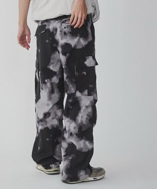 WEGO ナイロンカーゴパンツ 柄1