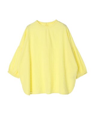 Green Parks Ｉ　ＳＥＴ２点　刺繍７分袖ブラウス＋タンクトップ Yellow