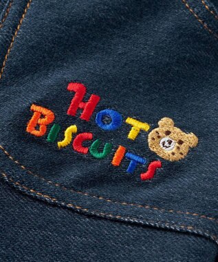 MIKI HOUSE HOT BISCUITS 【80-120cm】 ストレッチデニムパンツ 紺