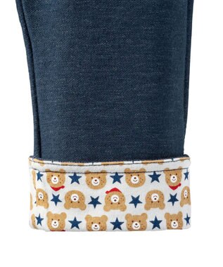 MIKI HOUSE HOT BISCUITS 【80-120cm】 ストレッチデニムパンツ 紺