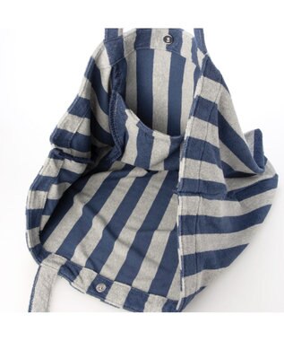 UNBILLION VERYコラボ カシュカシュ cachecache / リングカラビナ付パイルトート ネイビー