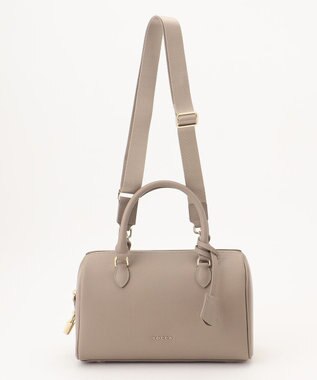 TOCCA T-ECLAIR LEATHERBAG ボストンバッグ ベージュ系