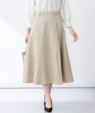 組曲 L チノライク スカート サンドベージュ系