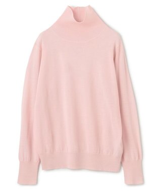 UNFILO ハイゲージウール ハイネック ピンク
