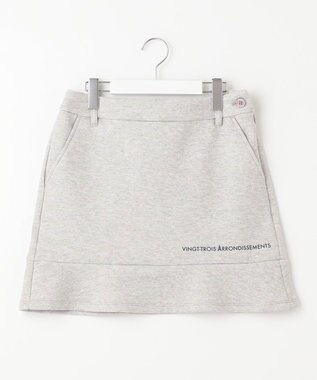 23区GOLF 【WOMEN】【UVケア】ダンボールニットカラースカート ライトグレー系