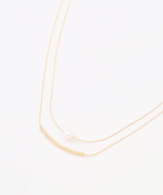 組曲 マテリアルレイヤードショートネックレス