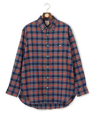 J.PRESS MEN 【KING SIZE】テンセルミックスコットンネルシャツ / B.D.