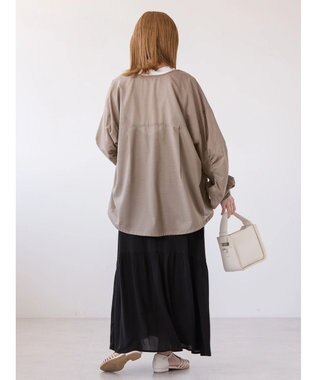 AMERICAN HOLIC イージーケア＋接触冷感　シアーブルゾン Mocha