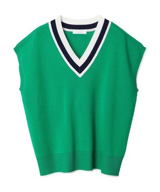 Green Parks チルデンニットベスト Green