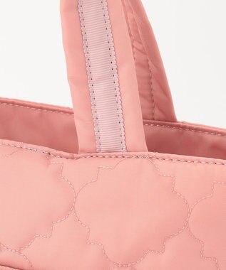 TOCCA 【撥水】CHECKER CLOVER QUILT BAG トートバッグ ピンク系