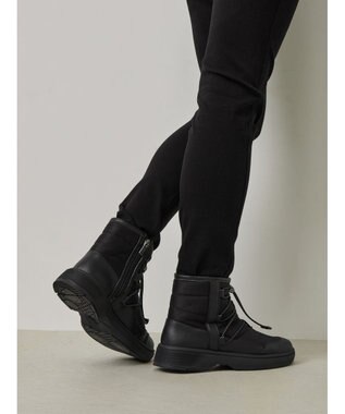 ASICS WALKING ペダラ レディース ショートブーツ GORE-TEX防水 2E ブラック系