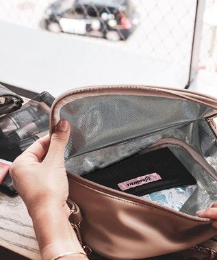 ROOTOTE 6824【簡易保冷】LT.サーモキーパー.コスメトート.ボニータ 02：ベージュ