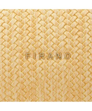 MioFIRANO ウーブンルックハンドバッグ 2WAY パスケース付き　FIRANO フィラノ BEIGE