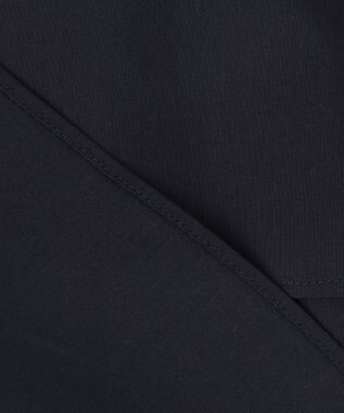 組曲 【WEB限定】コットンレーヨンシャーティングノースリーブ ブラウス ネイビー系