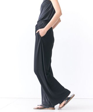 BEIGE， MELLE / ハイストレッチイージーパンツ Black