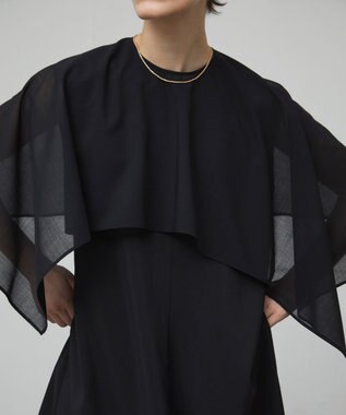 BEIGE， 【洗える】ALGER / ケープ Black