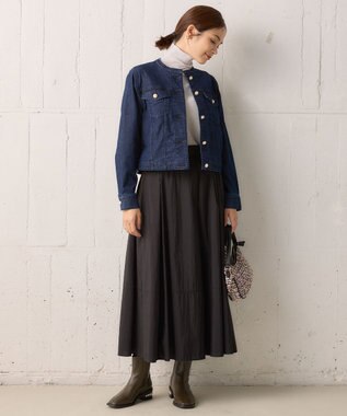 組曲 S 【23AW】パールボタンデニム ジャケット ネイビー系