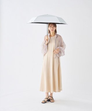 MOONBAT 【世界初の放射冷却素材】REIKYAKUパラソル ラディクール 折りたたみ傘 50㎝ 晴雨兼用 日傘 遮光100％ UV100％ 遮熱 ホワイト