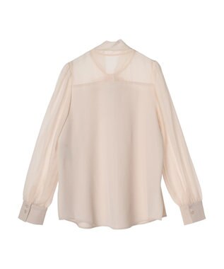 earth music&ecology シアードッキングブラウス Orange